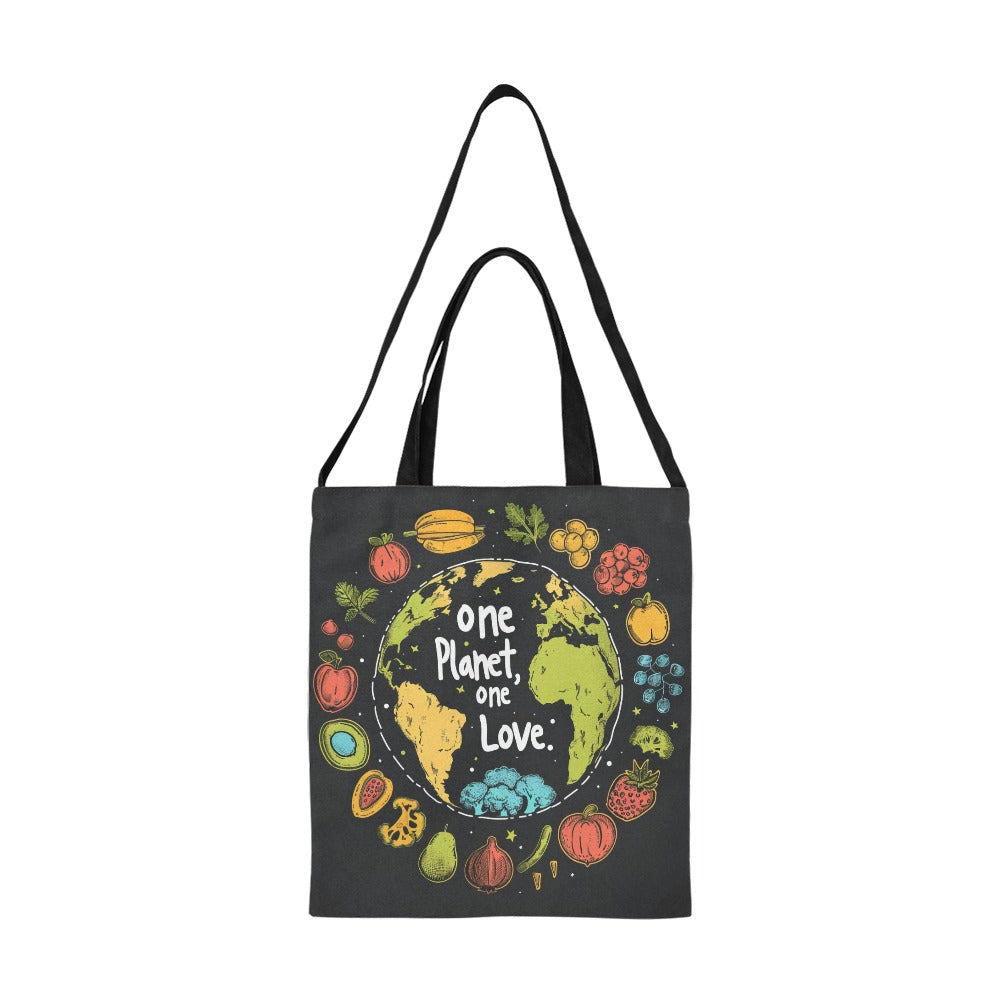 The One Planet, One Love Tote Bag